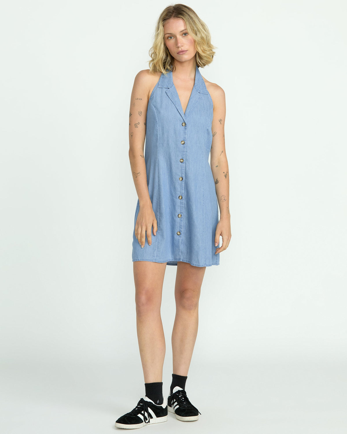 Women's Saweet Talker Dress Chambray - Volcom