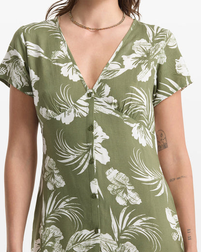 Women's Vroom Service Dress Moss Stone - Volcom