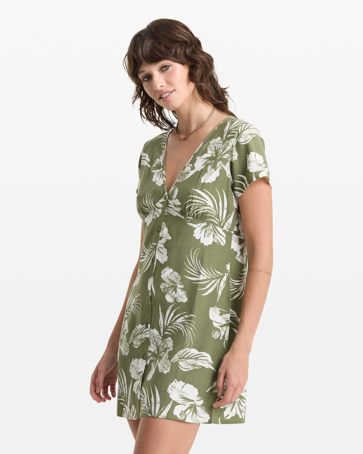 Women's Vroom Service Dress Moss Stone - Volcom