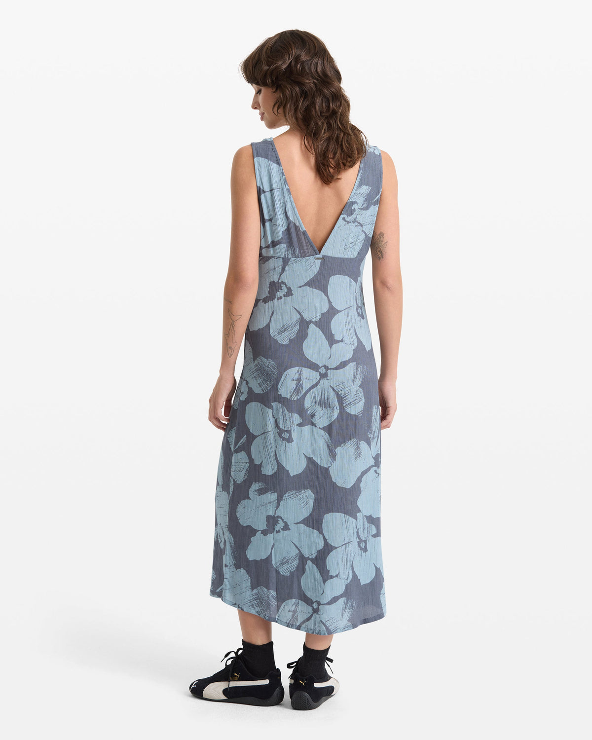 Women's Grumpy Sunshine Dress Blue Sapphire - Volcom