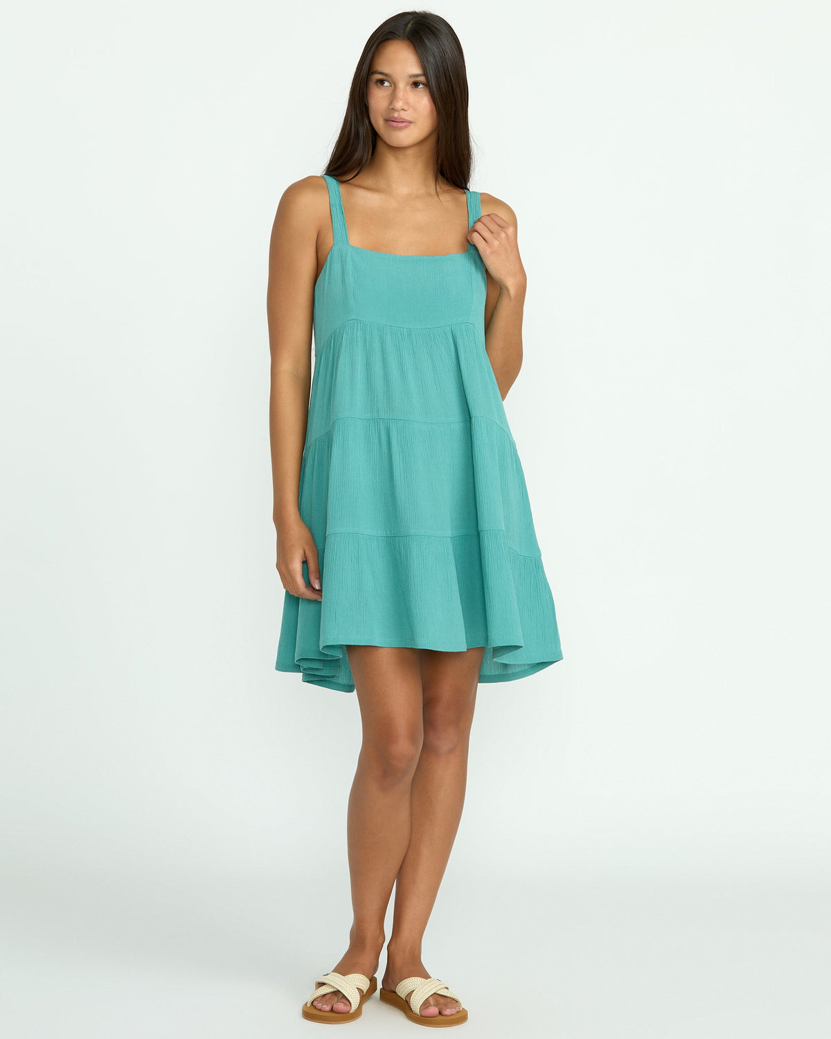 Women's Beachmoonstone Dress Stormy Blue - Volcom