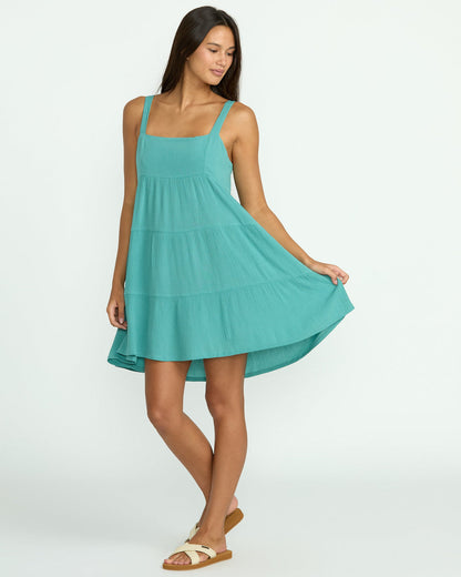 Women's Beachmoonstone Dress Stormy Blue - Volcom