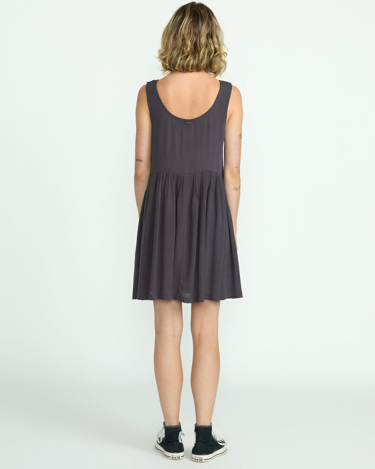Women's Lived In Baddie Dress Vintage Black - Volcom