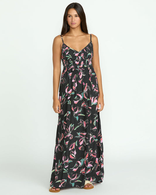 Women's Dream In Bloom Dress Black - Volcom