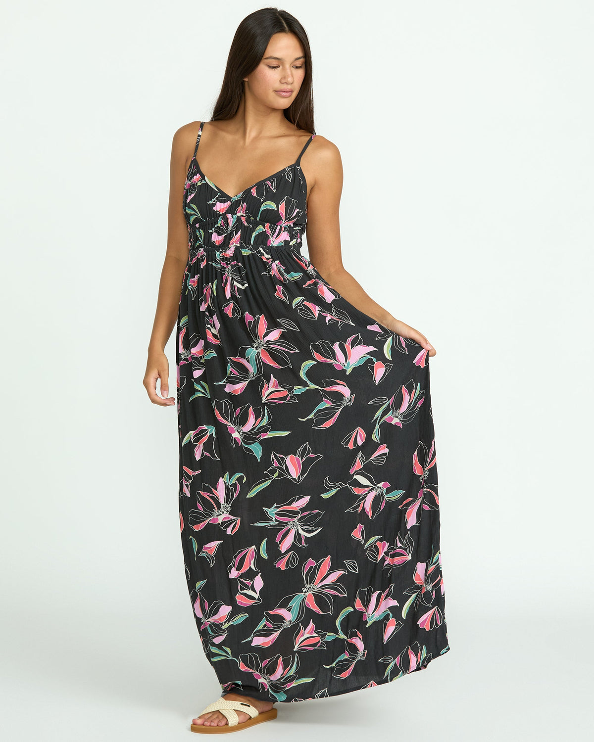 Women's Dream In Bloom Dress Black - Volcom