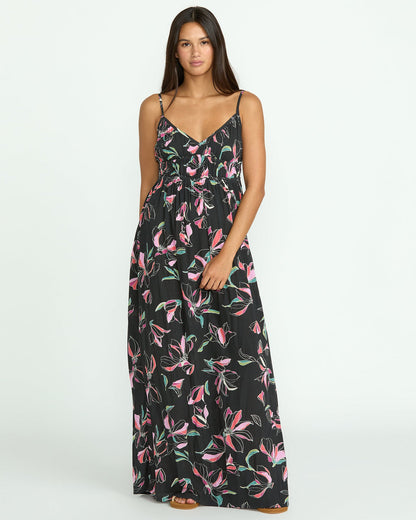 Women's Dream In Bloom Dress Black - Volcom