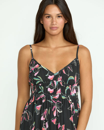 Women's Dream In Bloom Dress Black - Volcom