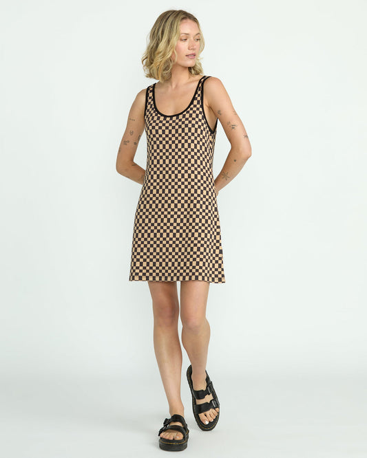 Women's Stoneway Dress Vintage Black - Volcom