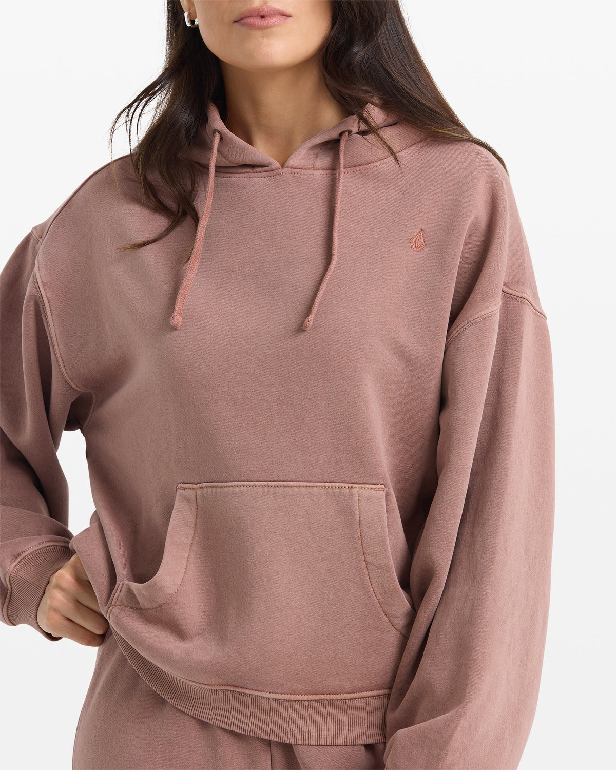 Women's Stone Soft Hoodie Desert Taupe - Volcom