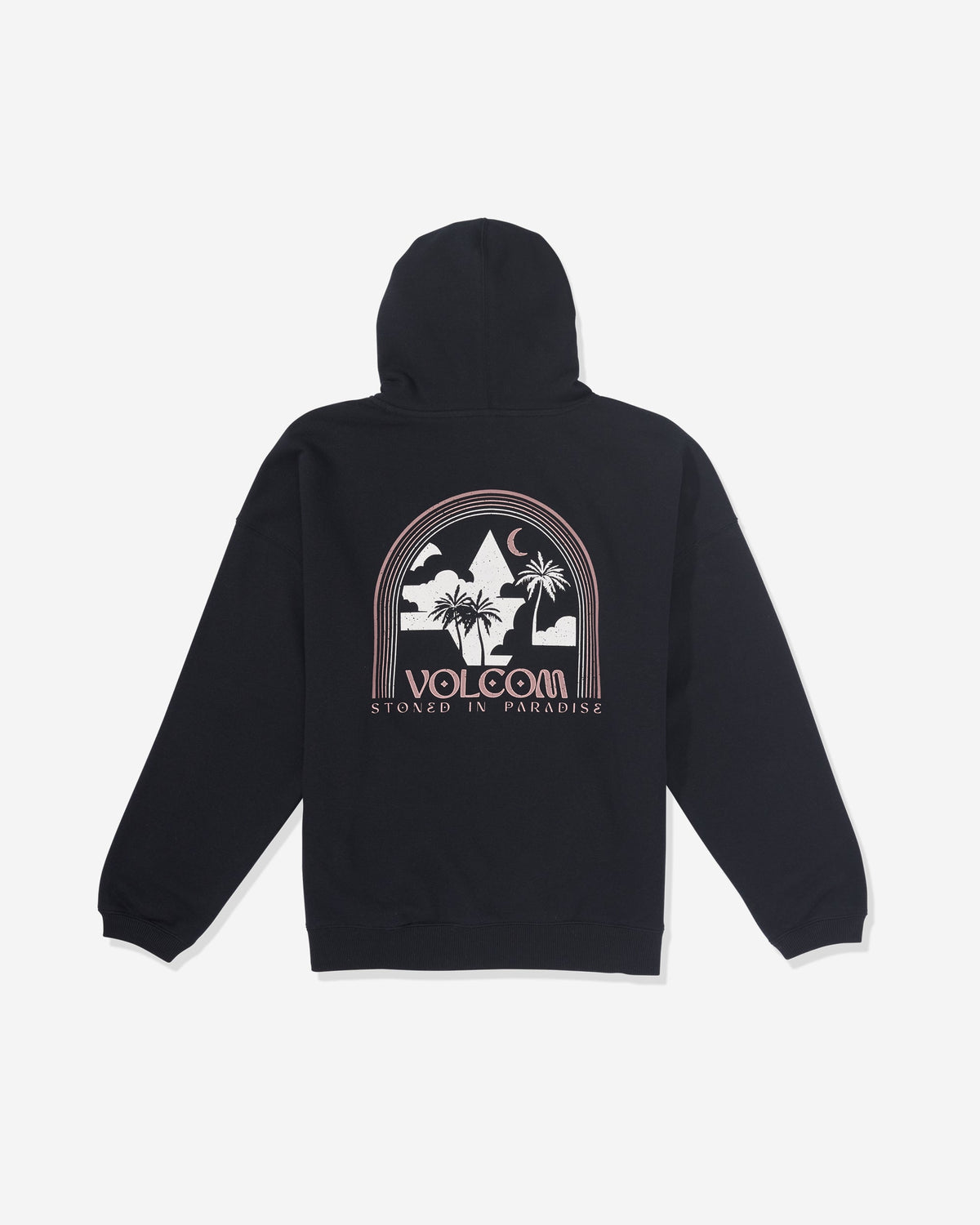 Women's Stone Art Up Hoodie Black - Volcom