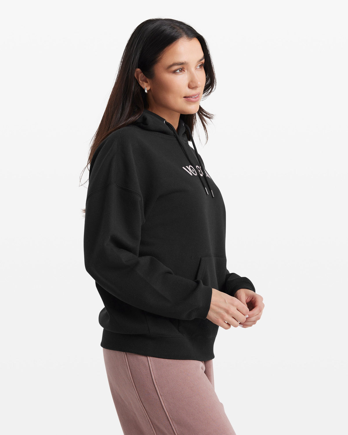 Women's Stone Art Up Hoodie Black - Volcom