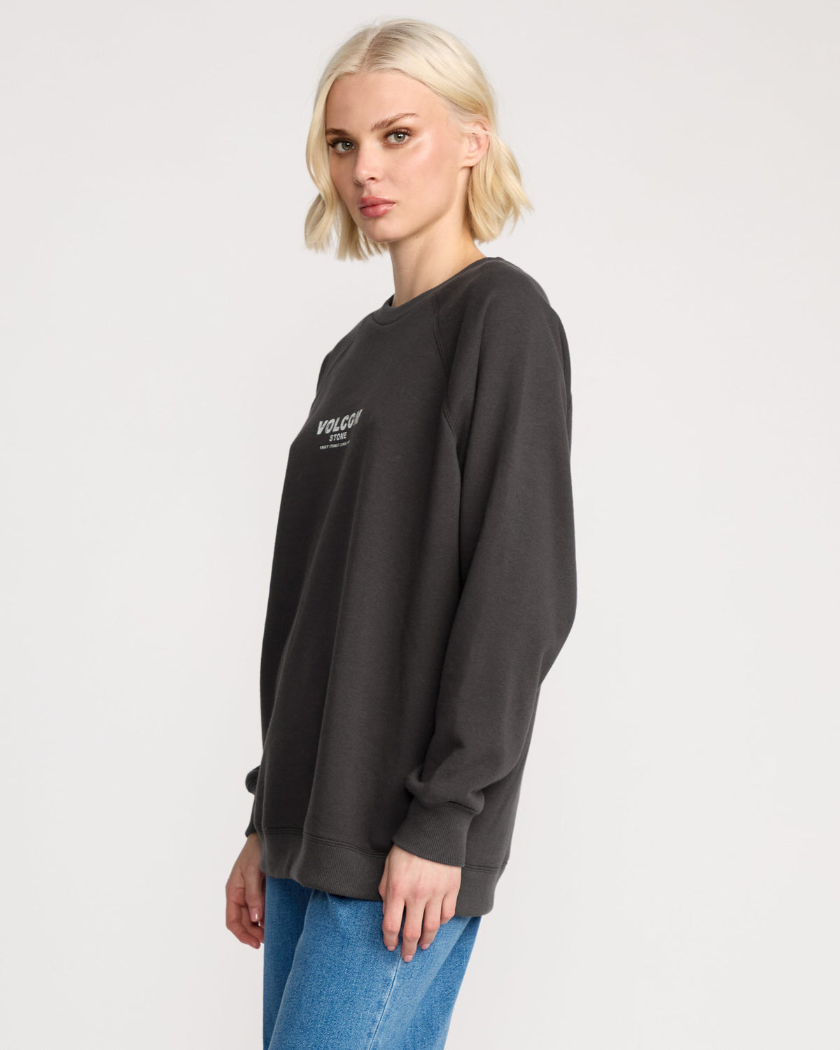 Women's Stone Magic Crew Vintage Black - Volcom