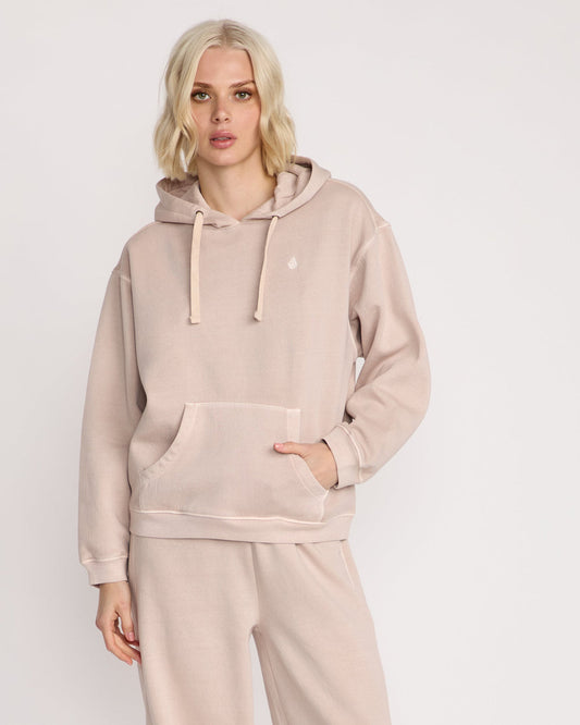 Women's Stone Soft Hoodie Khakiest - Volcom