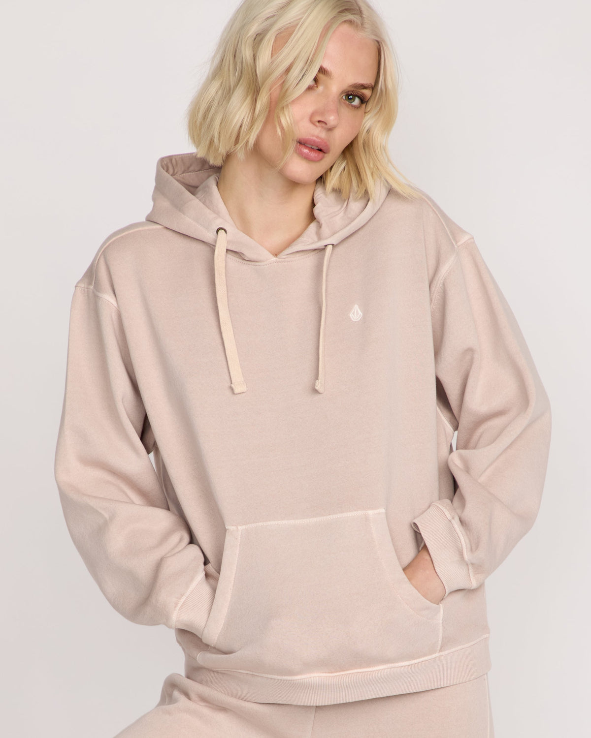 Women's Stone Soft Hoodie Khakiest - Volcom