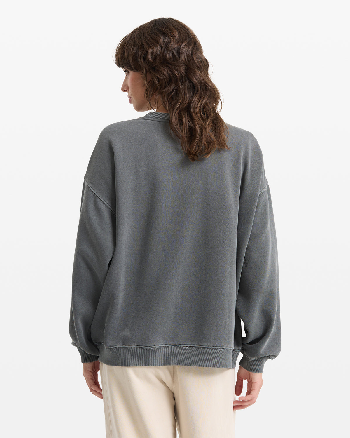 Women's Stone Soft Crew Charcoal - Volcom