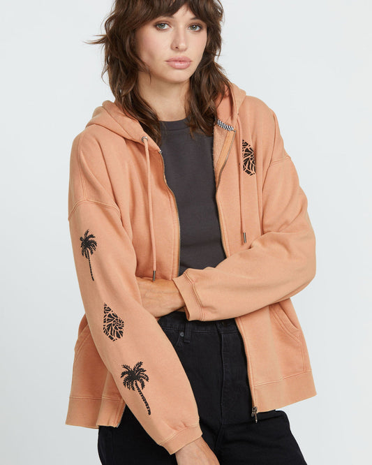 Women's Stone Art Up Zip Sandstone - Volcom