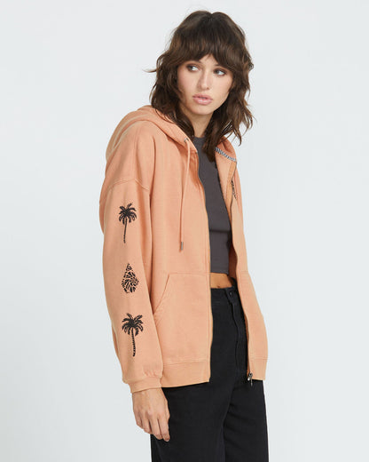 Women's Stone Art Up Zip Sandstone - Volcom