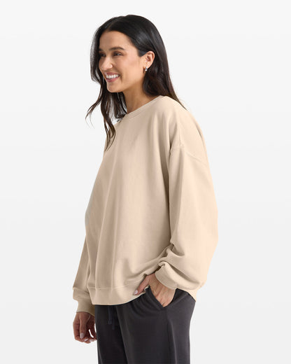 Women's Stone Soft Crew Oat - Volcom