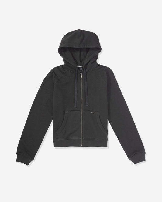 Women's Lived In Fleece Zip Hoodie Vintage Black - Volcom