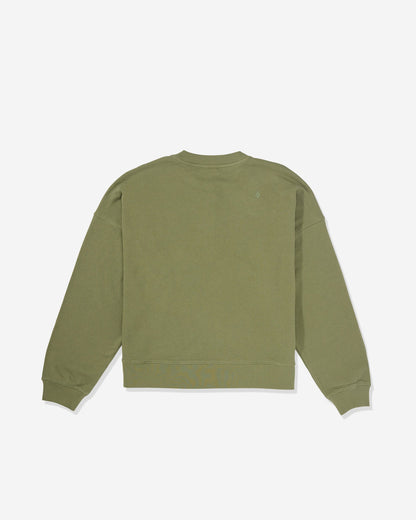 Women's Lived In Fleece Henley Moss Stone - Volcom