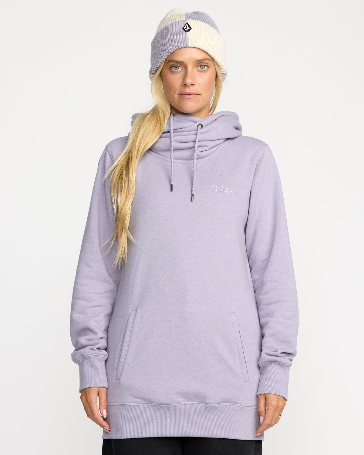 Women's Tower Pullover Fleece Lavender Aura - Volcom