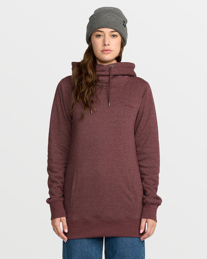 Women's Tower Pullover Fleece Oxblood - Volcom