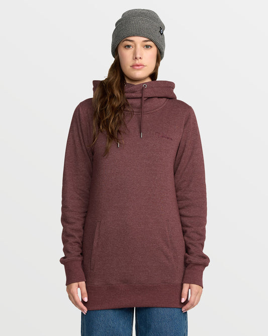Women's Tower Pullover Fleece Oxblood - Volcom