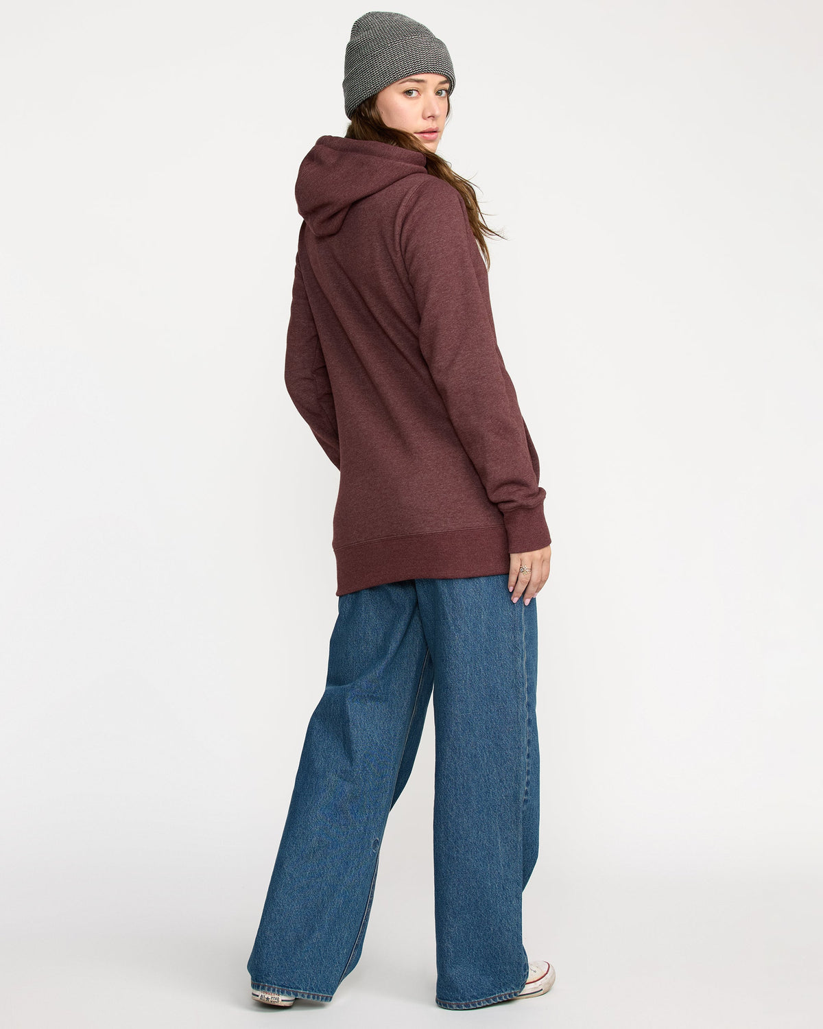 Women's Tower Pullover Fleece Oxblood - Volcom