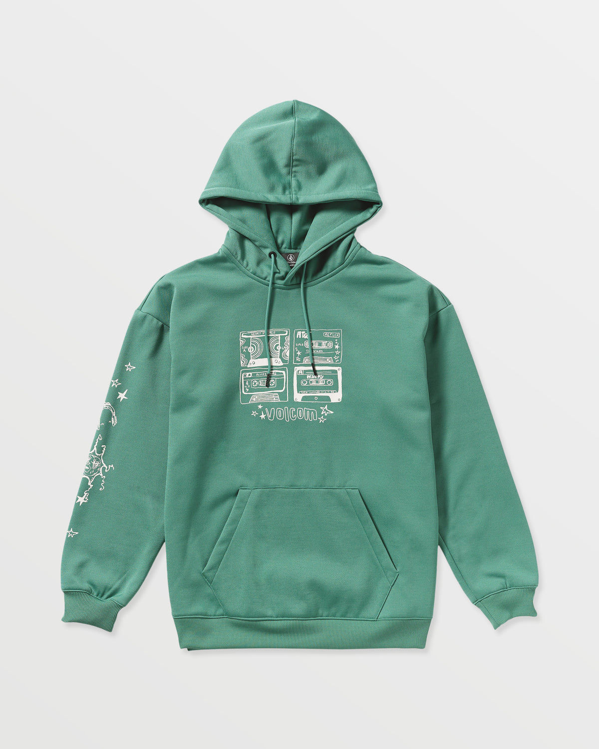 Women's Essential Hydro Hoodie Spruce Green - Volcom
