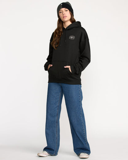 Women's Essential Hydro Hoodie Black - Volcom