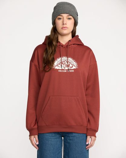 Women's Essential Hydro Hoodie Henna - Volcom