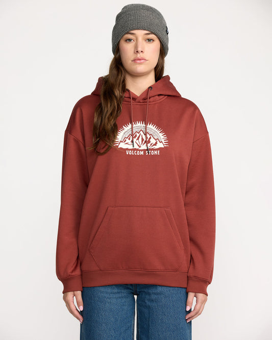 Women's Essential Hydro Hoodie Henna - Volcom