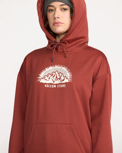 Women's Essential Hydro Hoodie Henna - Volcom