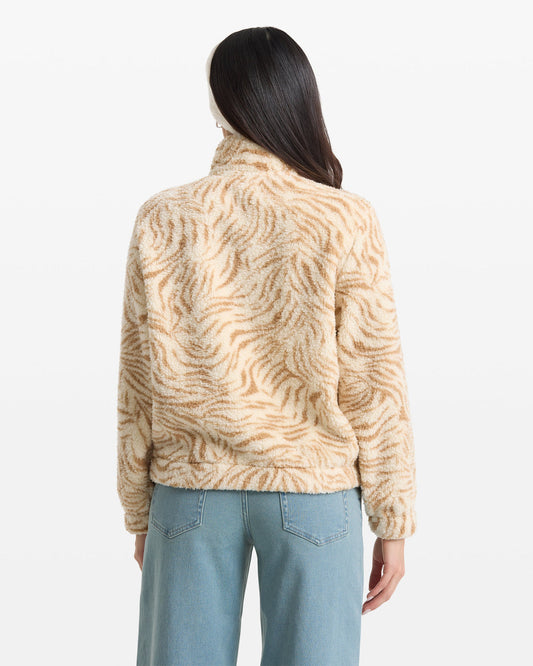 Women's Halfstone Zip Sweatshirt Vintage White - Volcom