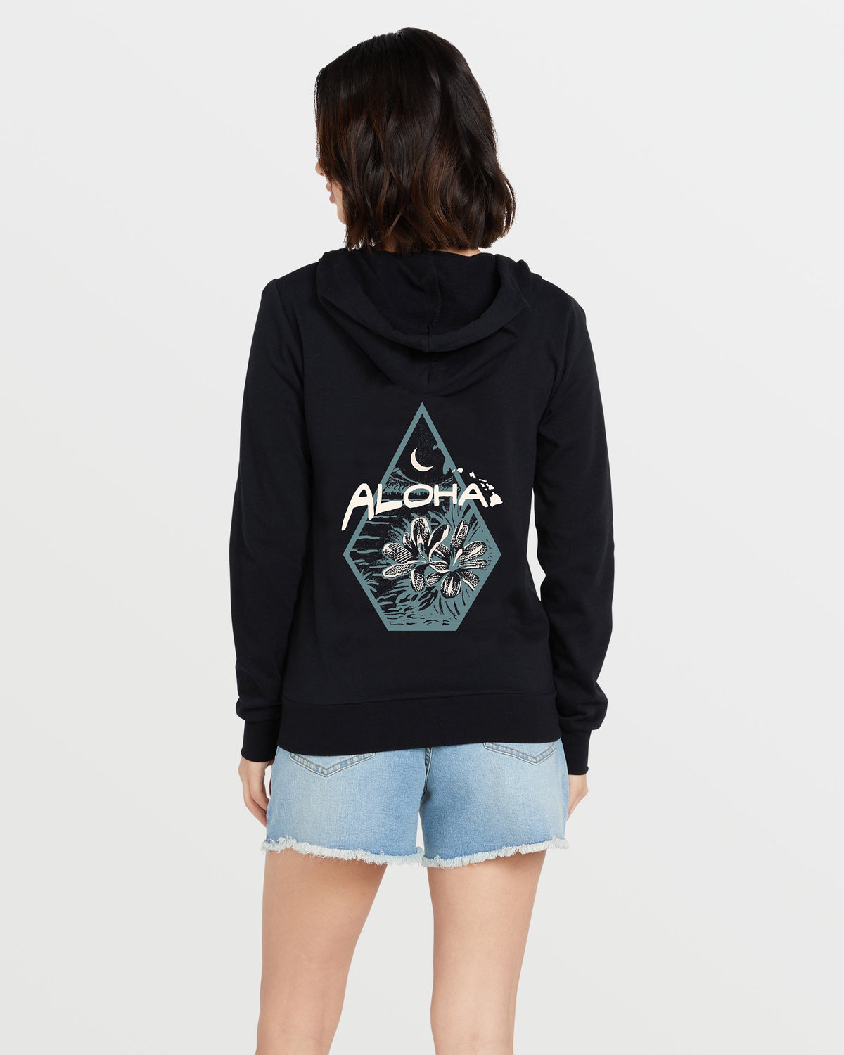 Women's Volcom Sealed Hoodie Black - Volcom