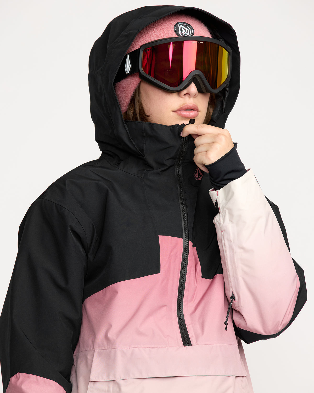 Women's Fern Insulated Gore Pullover Mesa Rose - Volcom