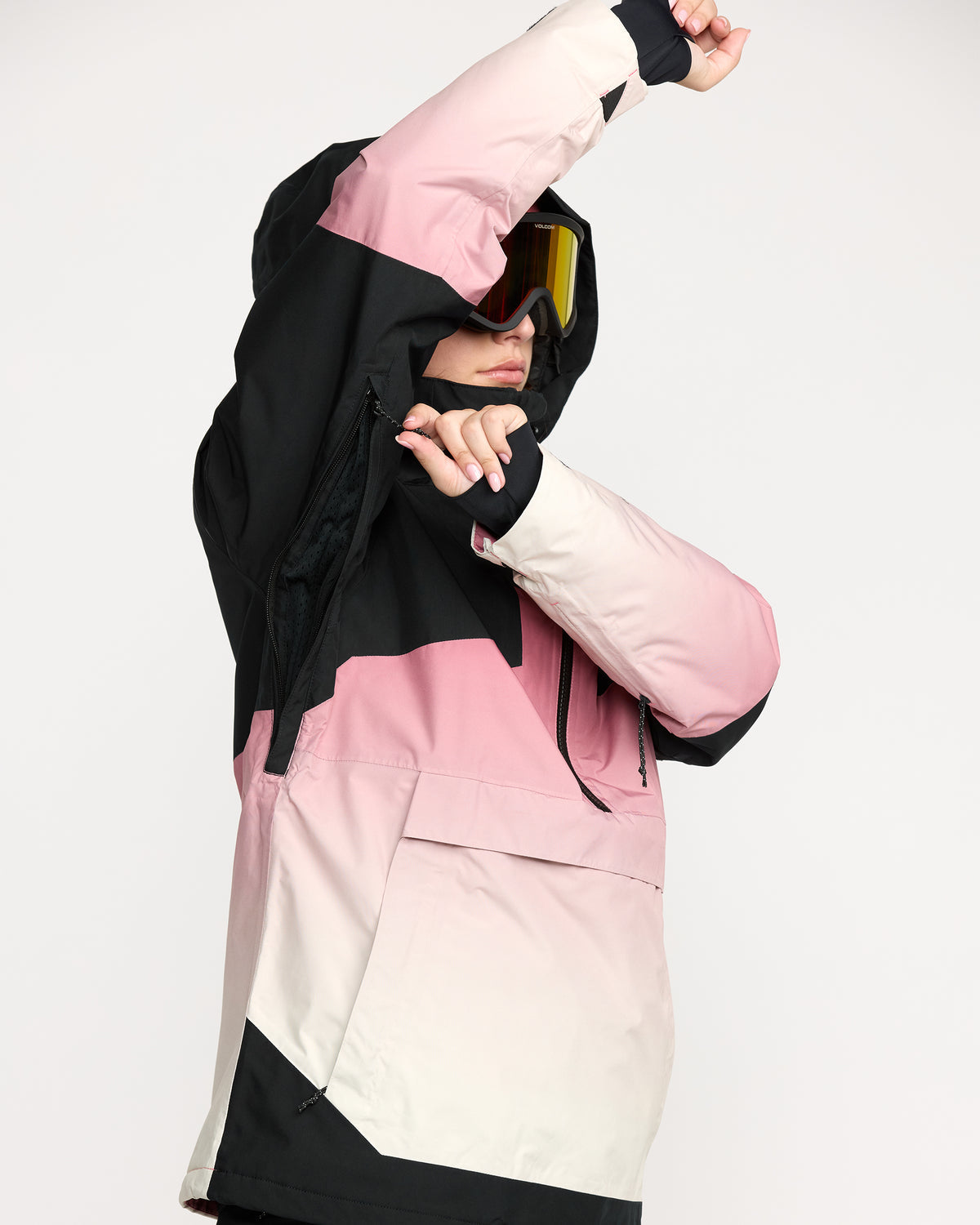 Women's Fern Insulated Gore Pullover Mesa Rose - Volcom