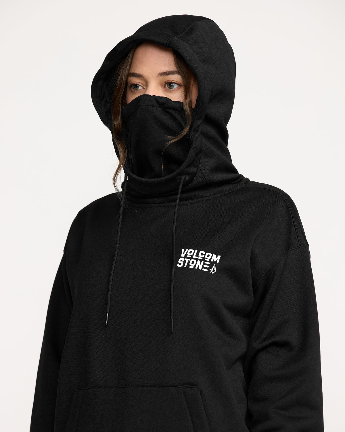 Women's Riding Hydro Pullover Black - Volcom