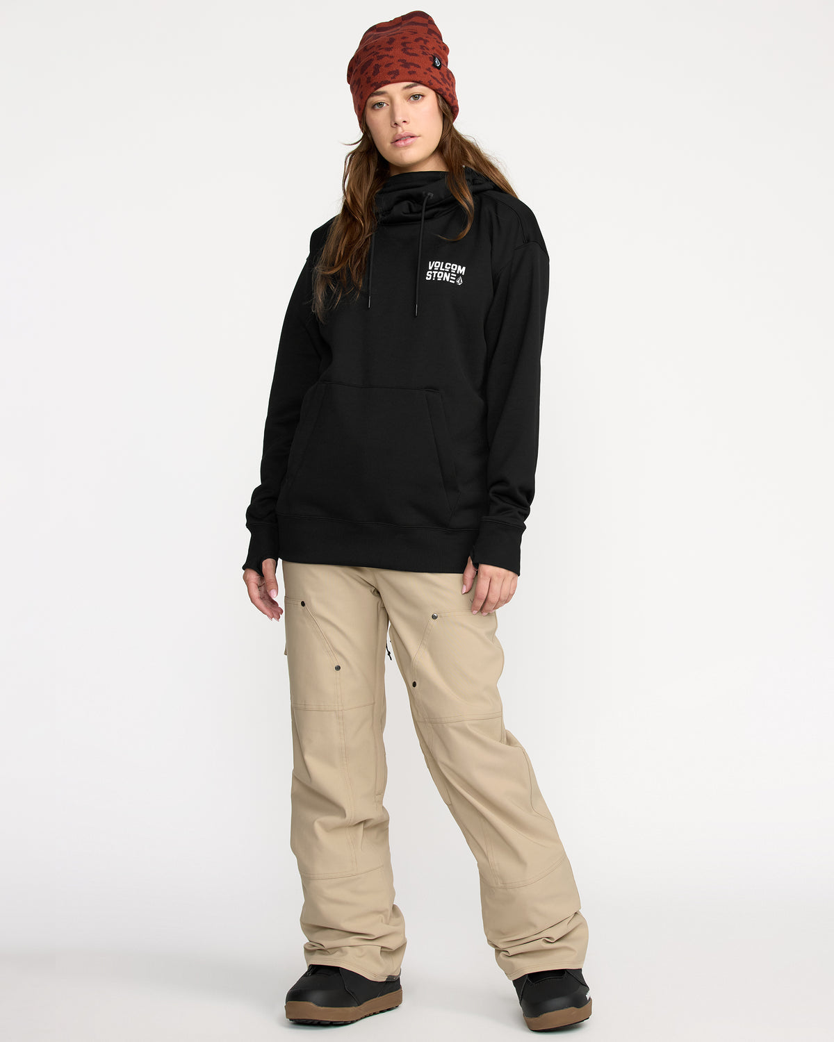 Women's Riding Hydro Pullover Black - Volcom