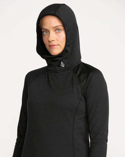 Women's Gridlock Balaclava Pullover Black - Volcom