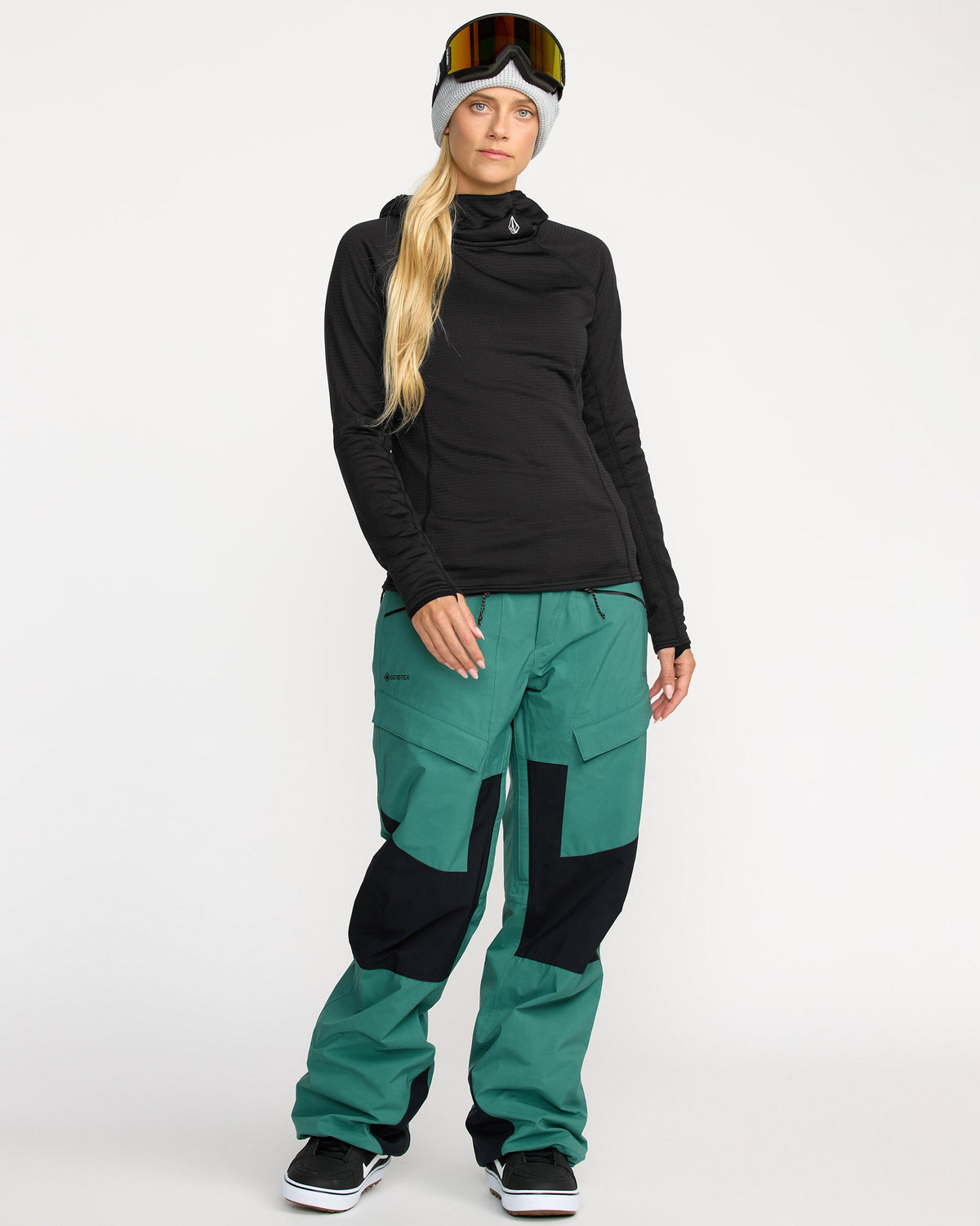 Women's Gridlock Balaclava Pullover Black - Volcom