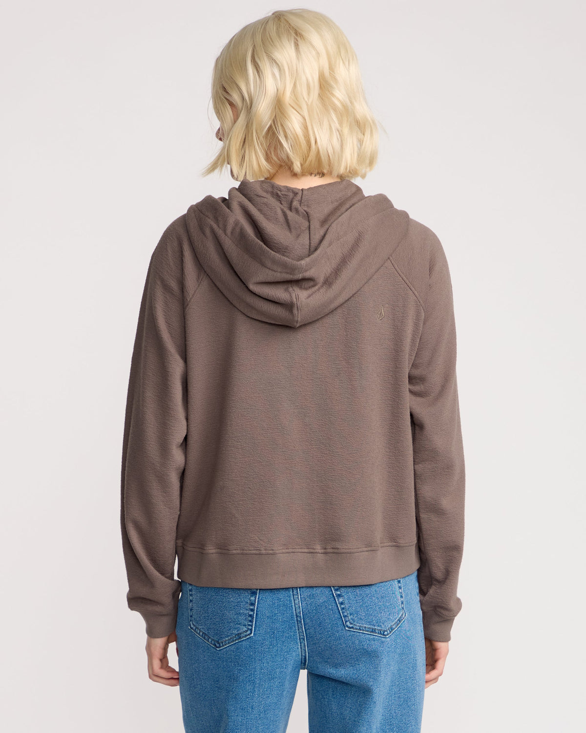 Women's Lived In Fleece Zip Black Plum - Volcom