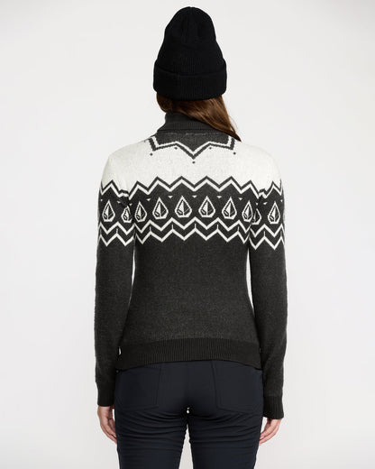 Women's Fireside Sweater Black - Volcom