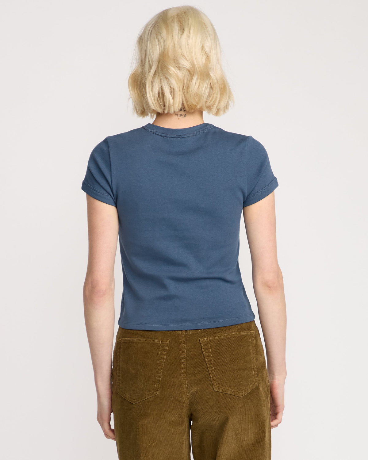 Women's Stoney Time Ringer Harbor Blue - Volcom