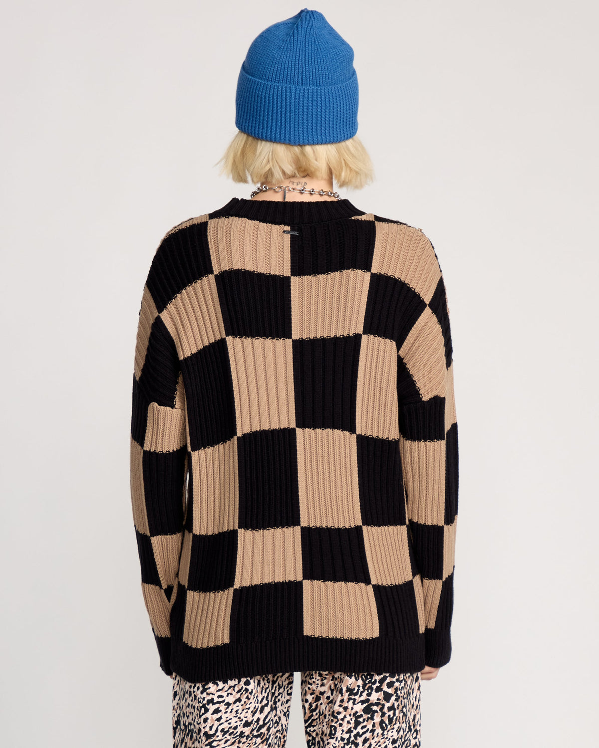 Women's Tripnotic Sweater Black Combo - Volcom