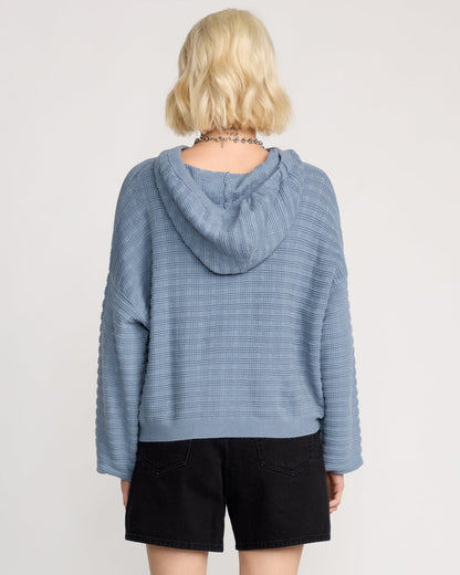 Women's Gurrl Gang Sweater Carolina Blue - Volcom