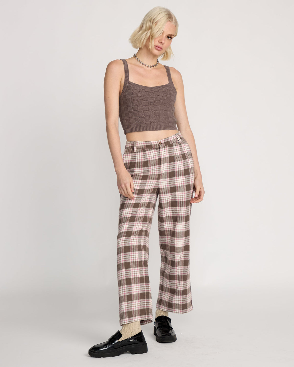 Women's Snug Lyfe Sweater Cami Black Plum - Volcom