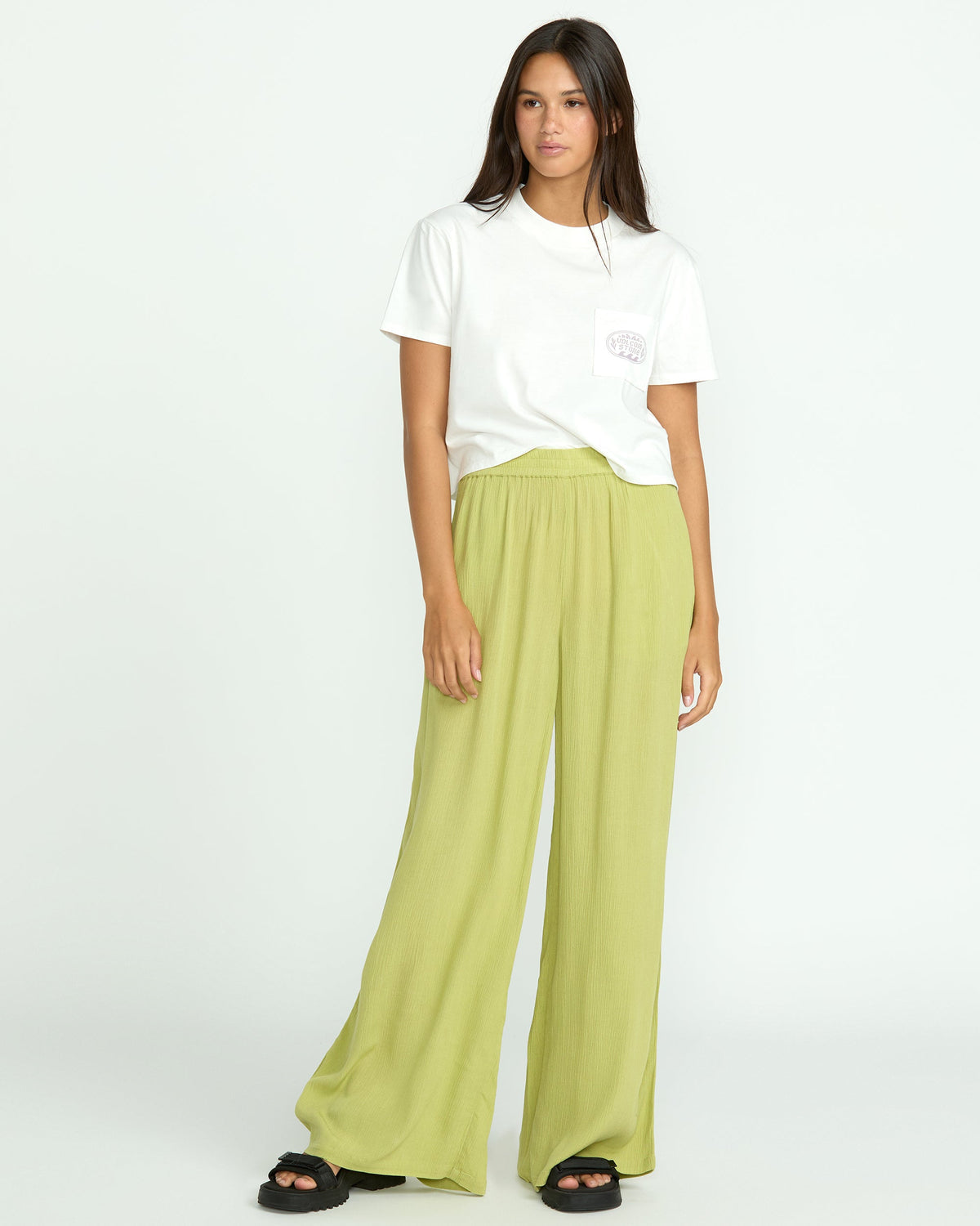 Women's Stoneshine Junki Pants Pea Green - Volcom