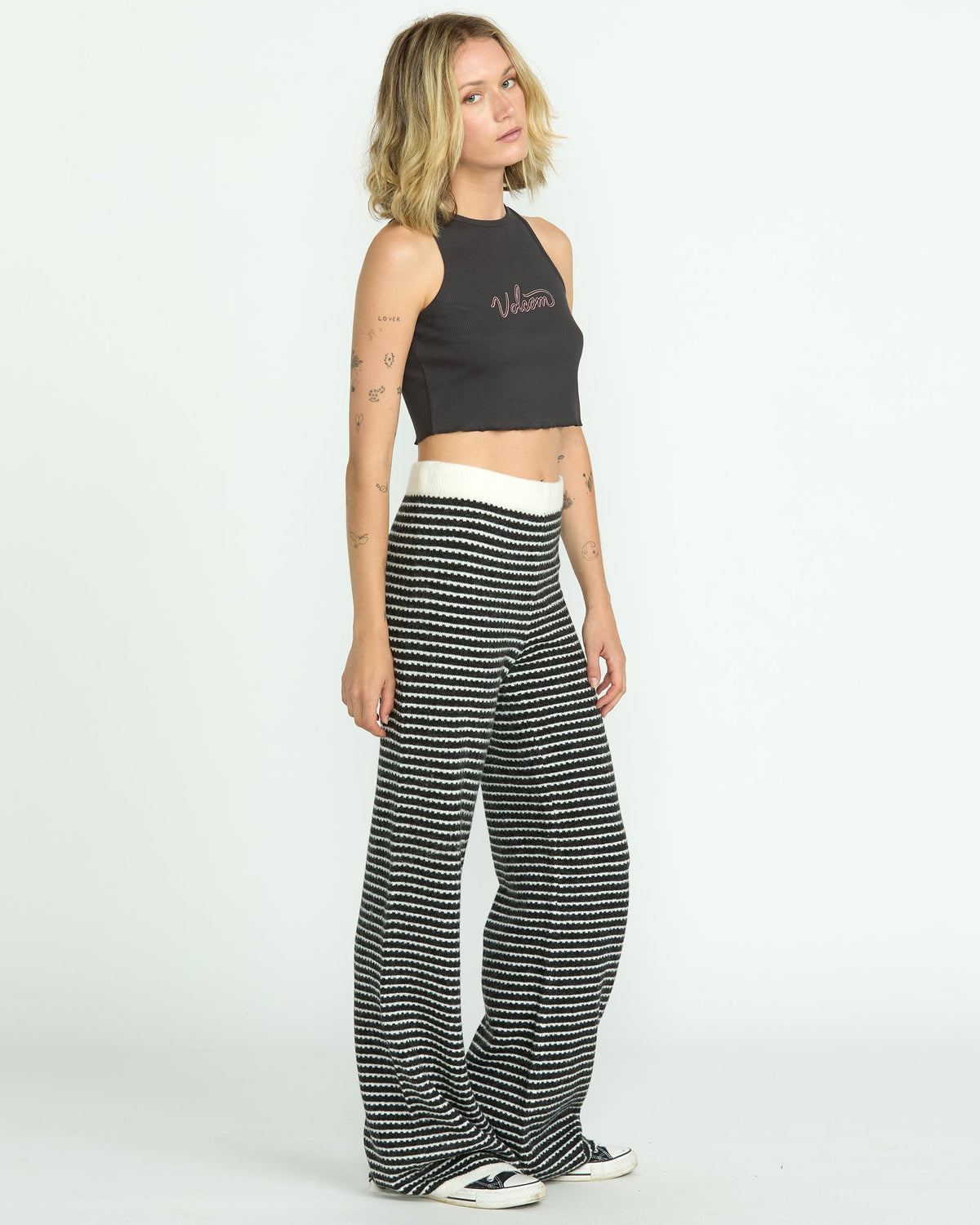 Women's Saltie Stones Pants Black/White - Volcom