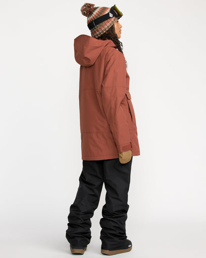 Women's Qc Cruiser Insulated Parka Henna - Volcom